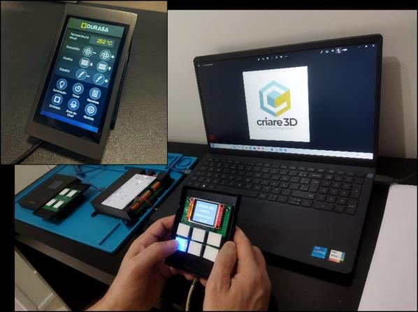 Desenvolvimento de equipamento eletrônico com case impresso em 3D